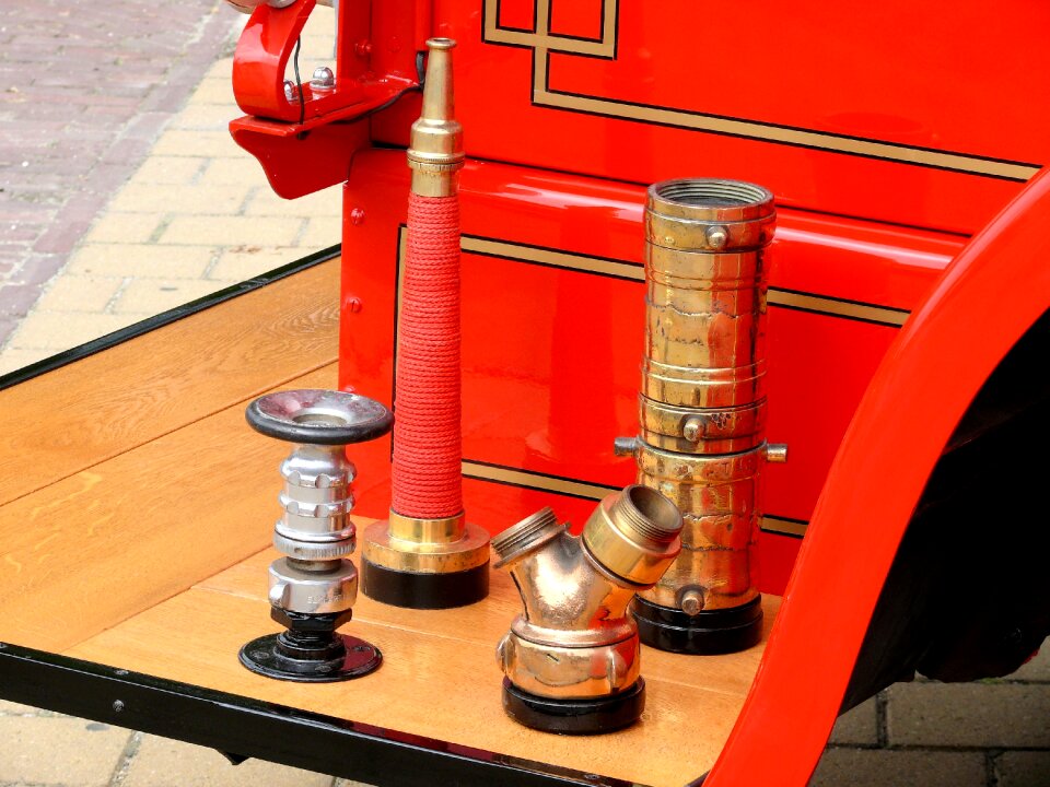 Vehicle red oldtimer