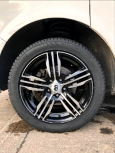 Ollie's beautiful Bridgestone tyres and Riviera alloys