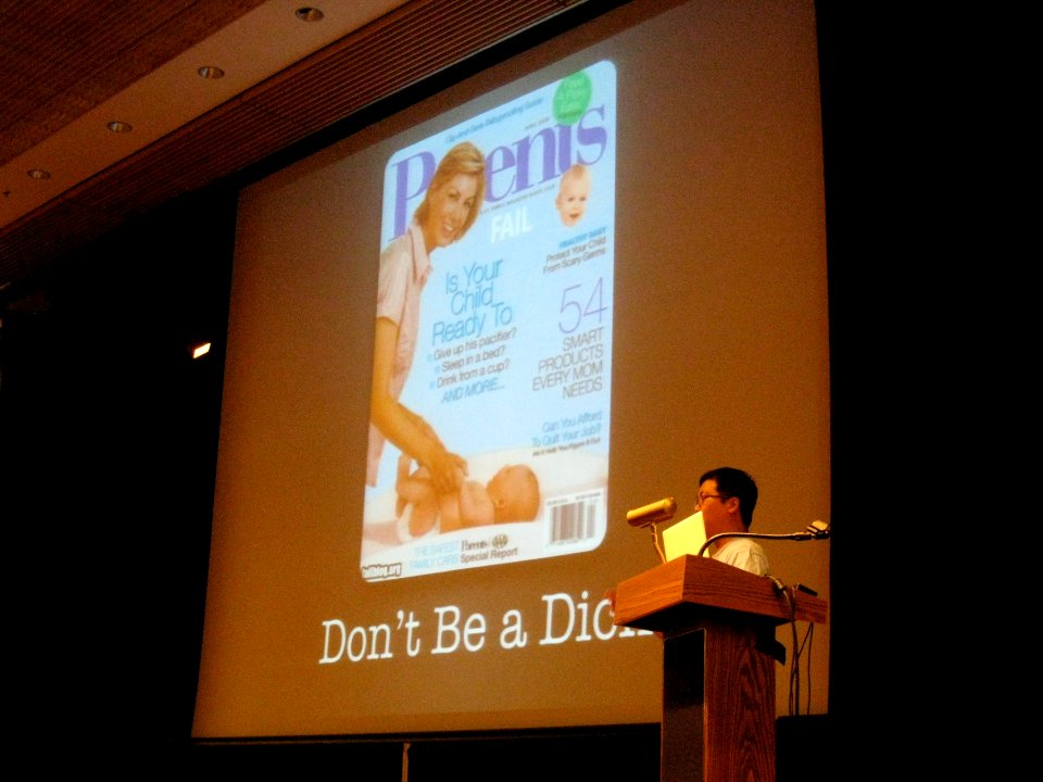 Advice to the Audience- Don't Be a D.....