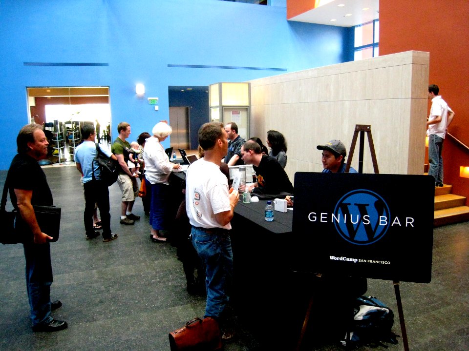 Checking out the genuis stuff