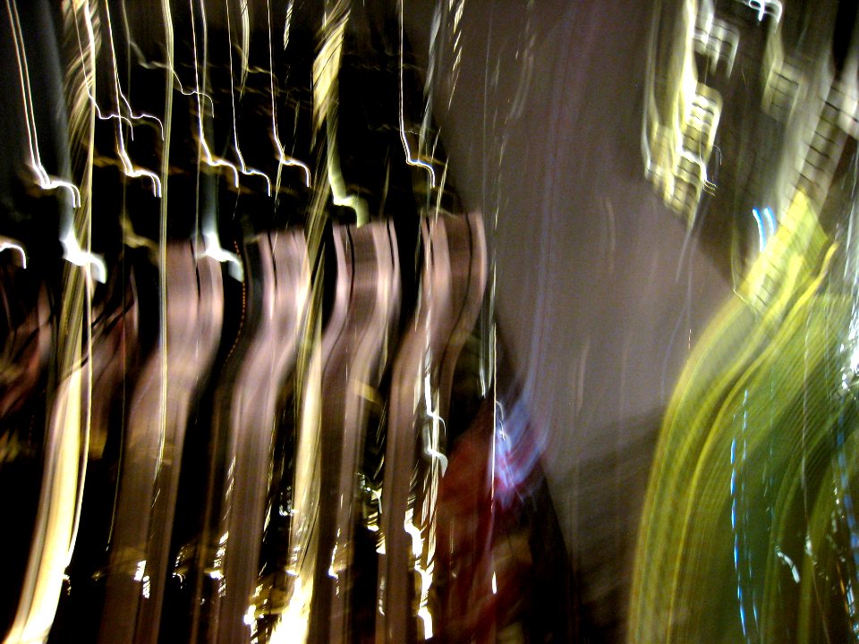 Light Paint from Cable Car