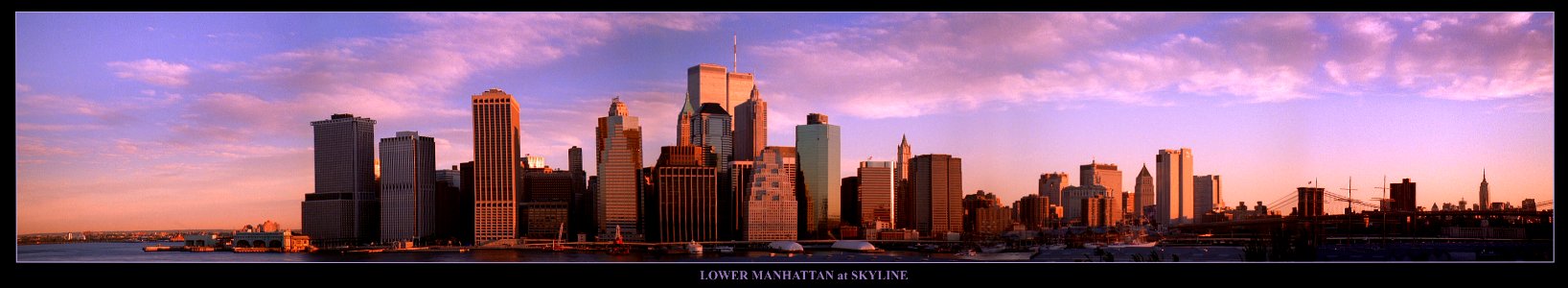 New York City. Lower Manhattan at skyline!