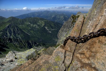 Top view mountains view photo