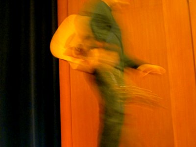 Blurred Guitar Man