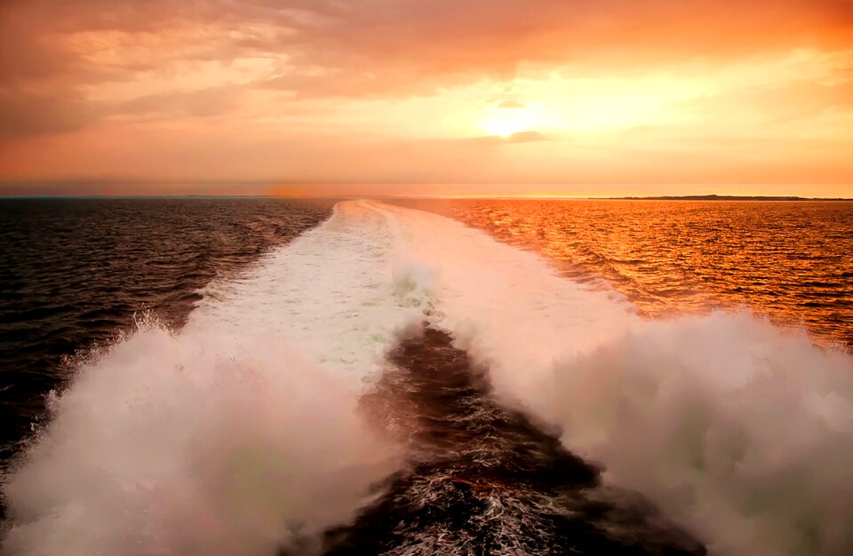 Day sunset marine