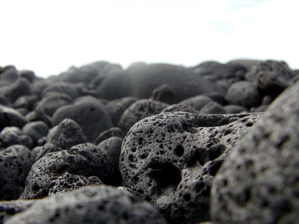 Lava lava stone canary island