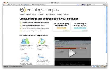 Edublogs Campus Edition runs WPMU photo