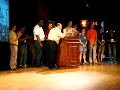 Thanking the amazing princeton staff