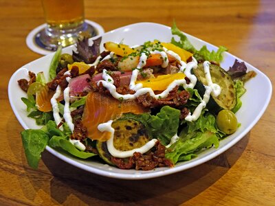 Green healthy dressing