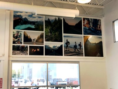 Custom Printed Mural - Retail Signage