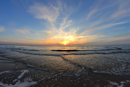 The baltic sea west sky