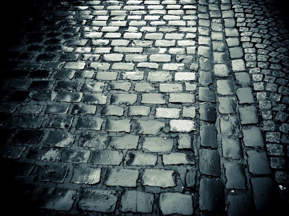Historic center pavement ground