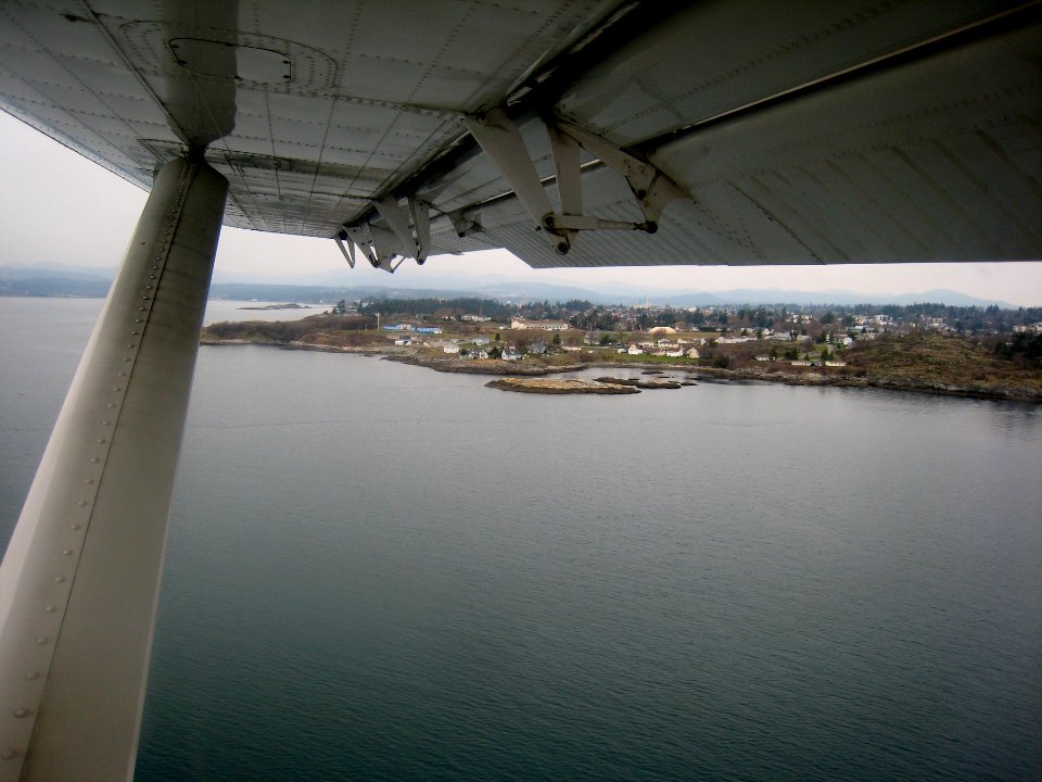 Taking off From Victoria