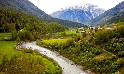 Alps landscape tourism