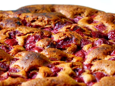 Cherries sour cherries baked goods