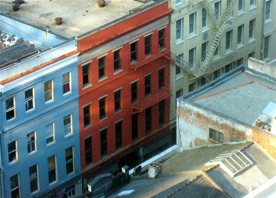 Blue, Red, and White
