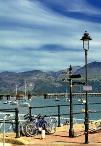 Wales water clouds photo