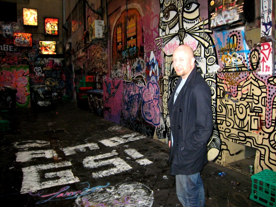 James in an Alley