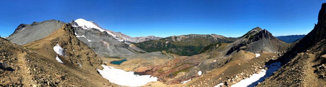 Panhandle Gap at Mt. Rainier NP in WA photo