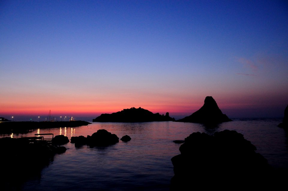 Islands of the Cyclops at Dawn Sicily Italy - Creative Commons by gnuckx
