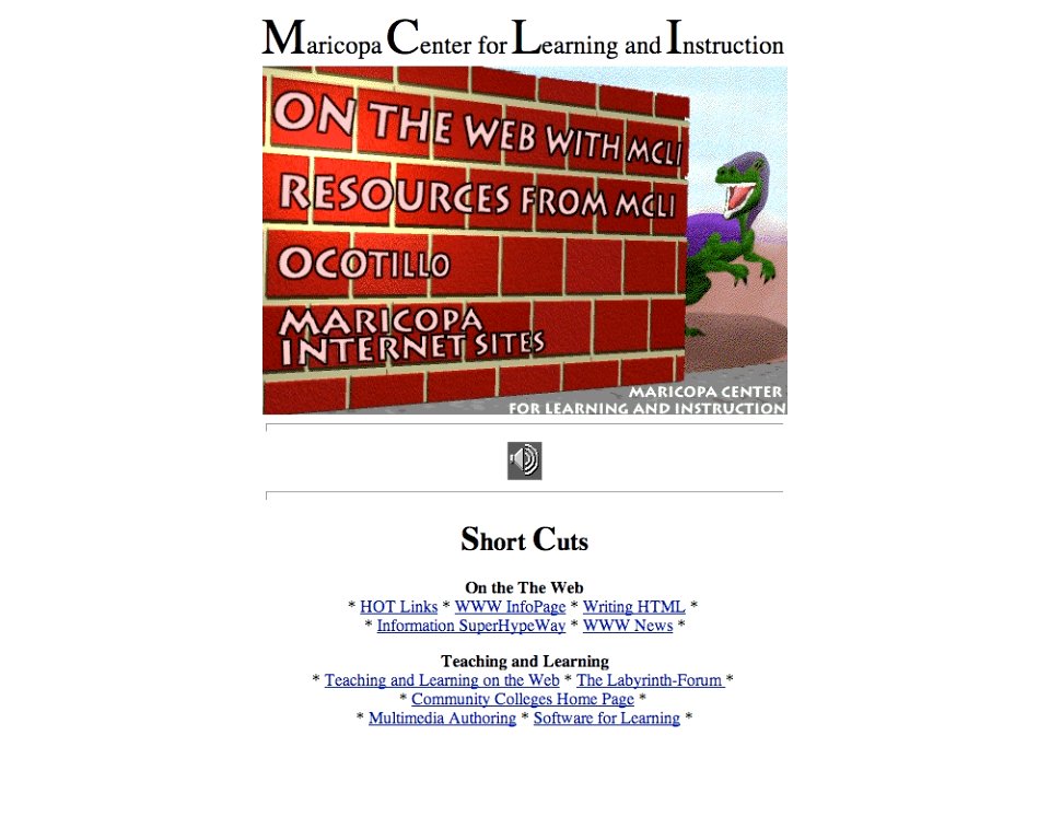 Deluxe 1995 Web Page