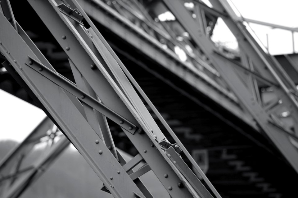 Wuppertal / Suspension railway framework photo