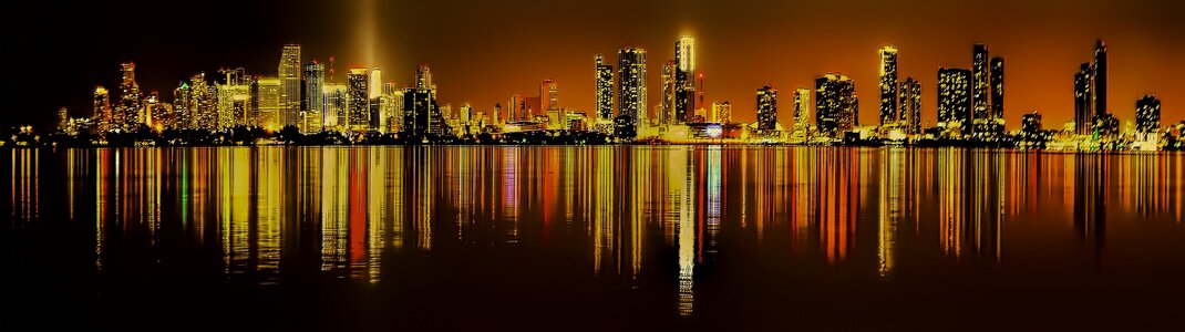 Cityscape skyline magic city photo