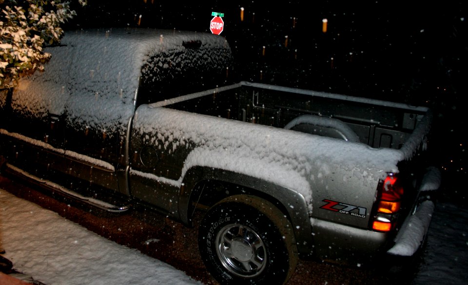 Wednesday Night Snowfall