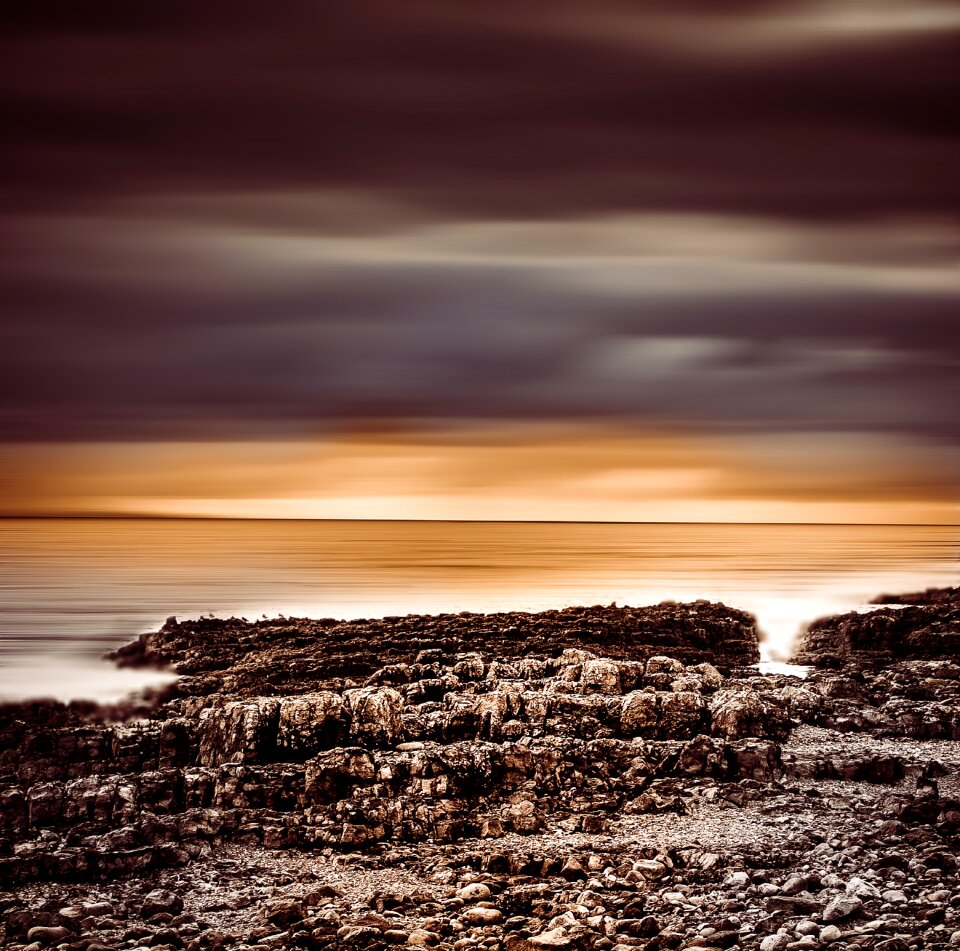 Irish ocean seascape