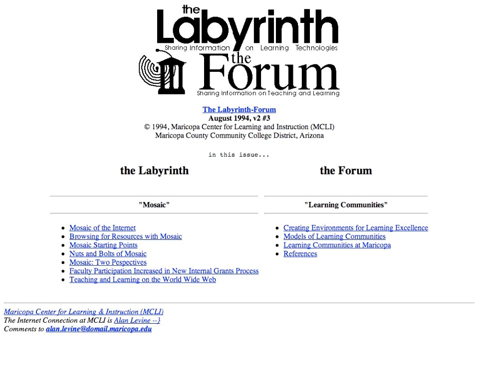 Online Publications circa 1994