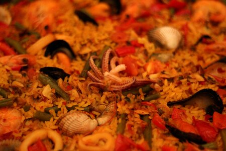 Paella kitchen flour