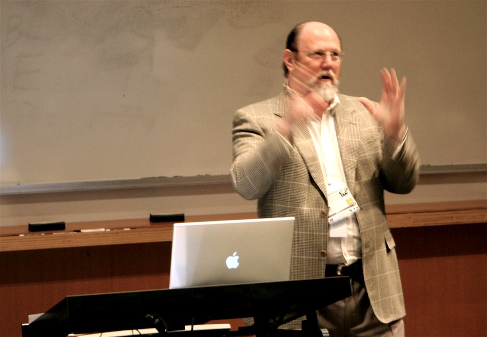 Larry Waves Magic about Pachyderm