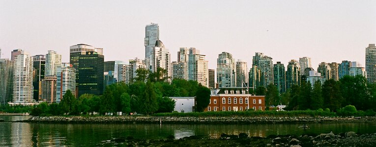 Skyline water scenic photo