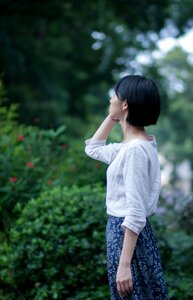 Beautiful portrait park