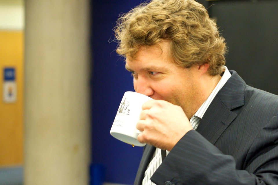 Coffee Does the Trick for George