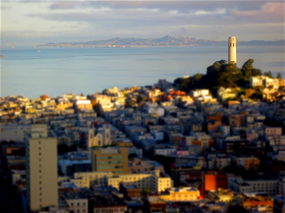 Coit Tower Tilt Shift