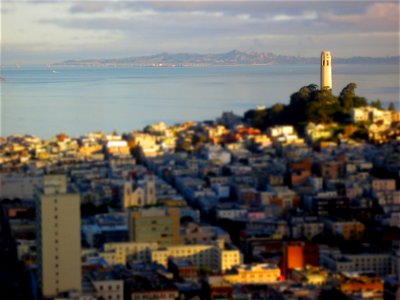 Coit Tower Tilt Shift