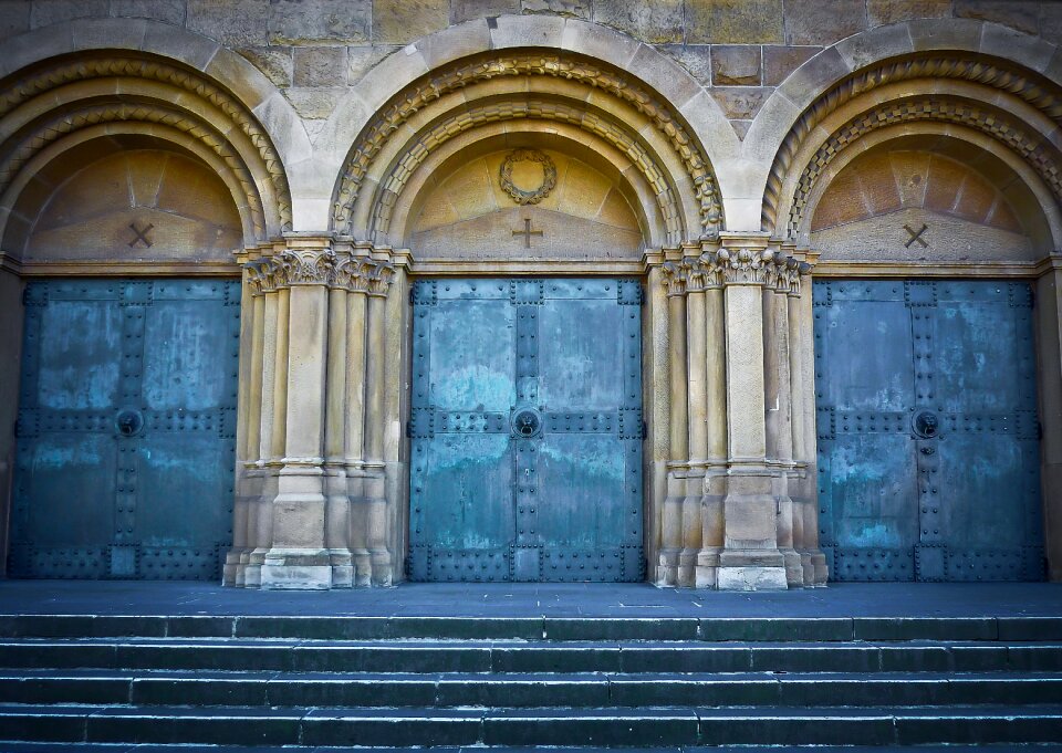 Historically facade metal photo