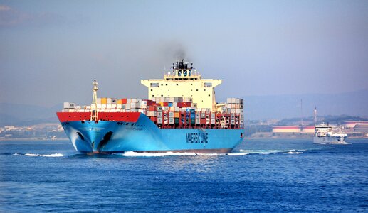 Maritime transport logistics globalization photo