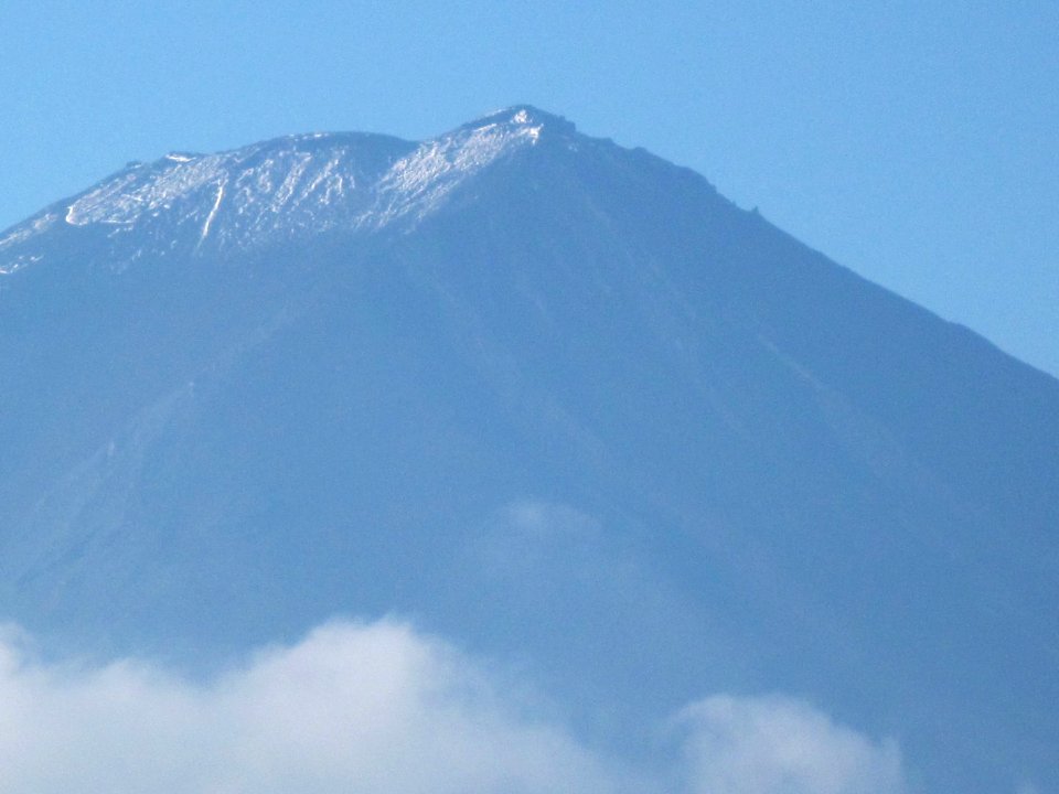 View of Mt Fuji from Hotel Balcony
