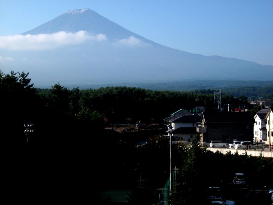 View of Mt Fuji from Hotel Balcony