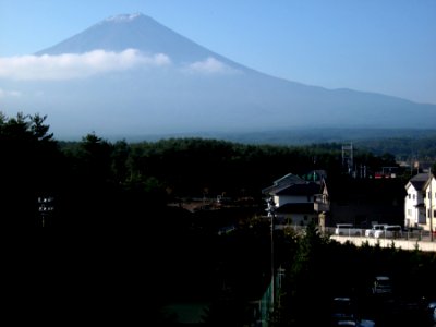 View of Mt Fuji from Hotel Balcony