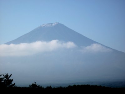 View of Mt Fuji from Hotel Balcony