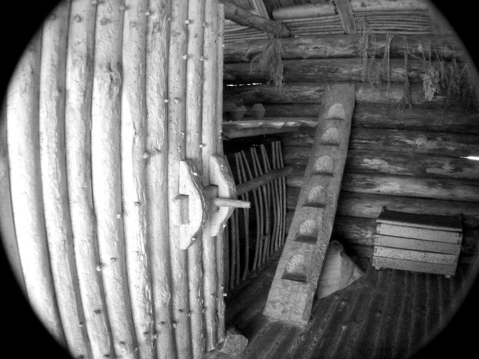 Farmer's hut interior