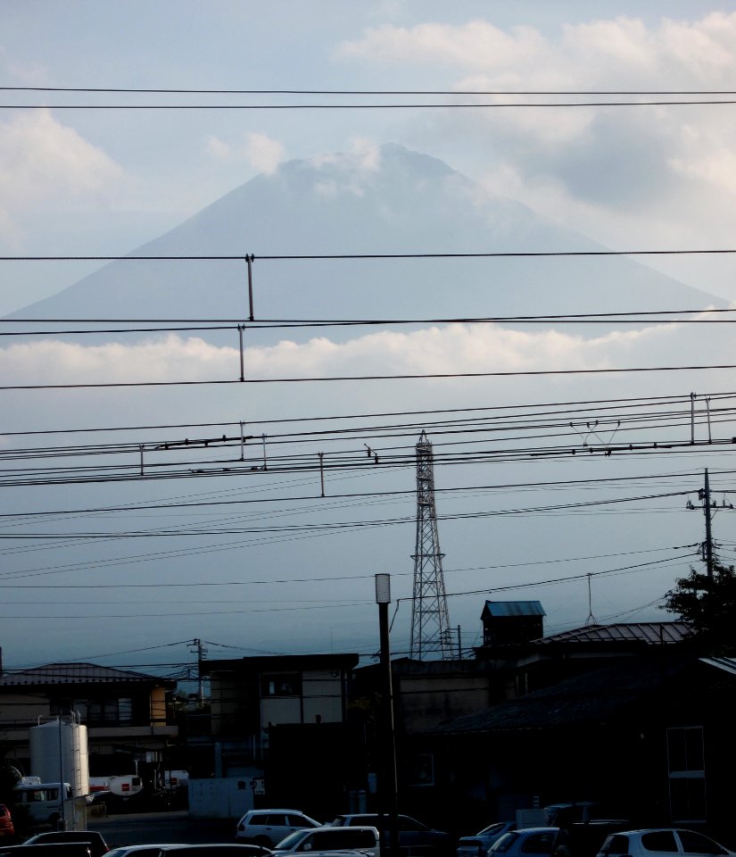 My Fuji Behind Wires