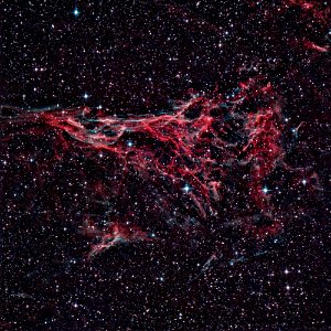 Pickerings Triangle in the Veil Nebula