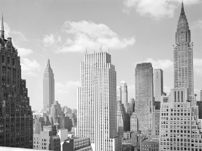 Samuel Gottscho - New York city. View from roof top in Tudor City (8/27/1941) photo