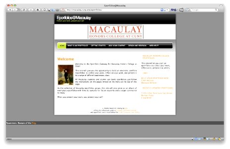 Macaulay Eportfolio Collection