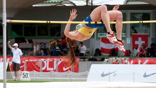 Athletics high jump junior gala mannheim