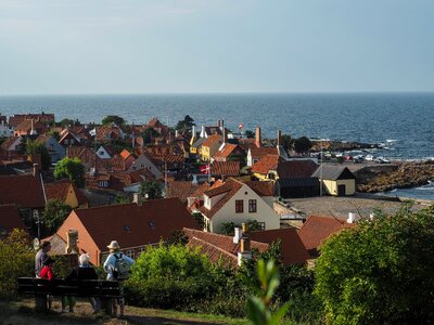 Europe bornholm view point photo